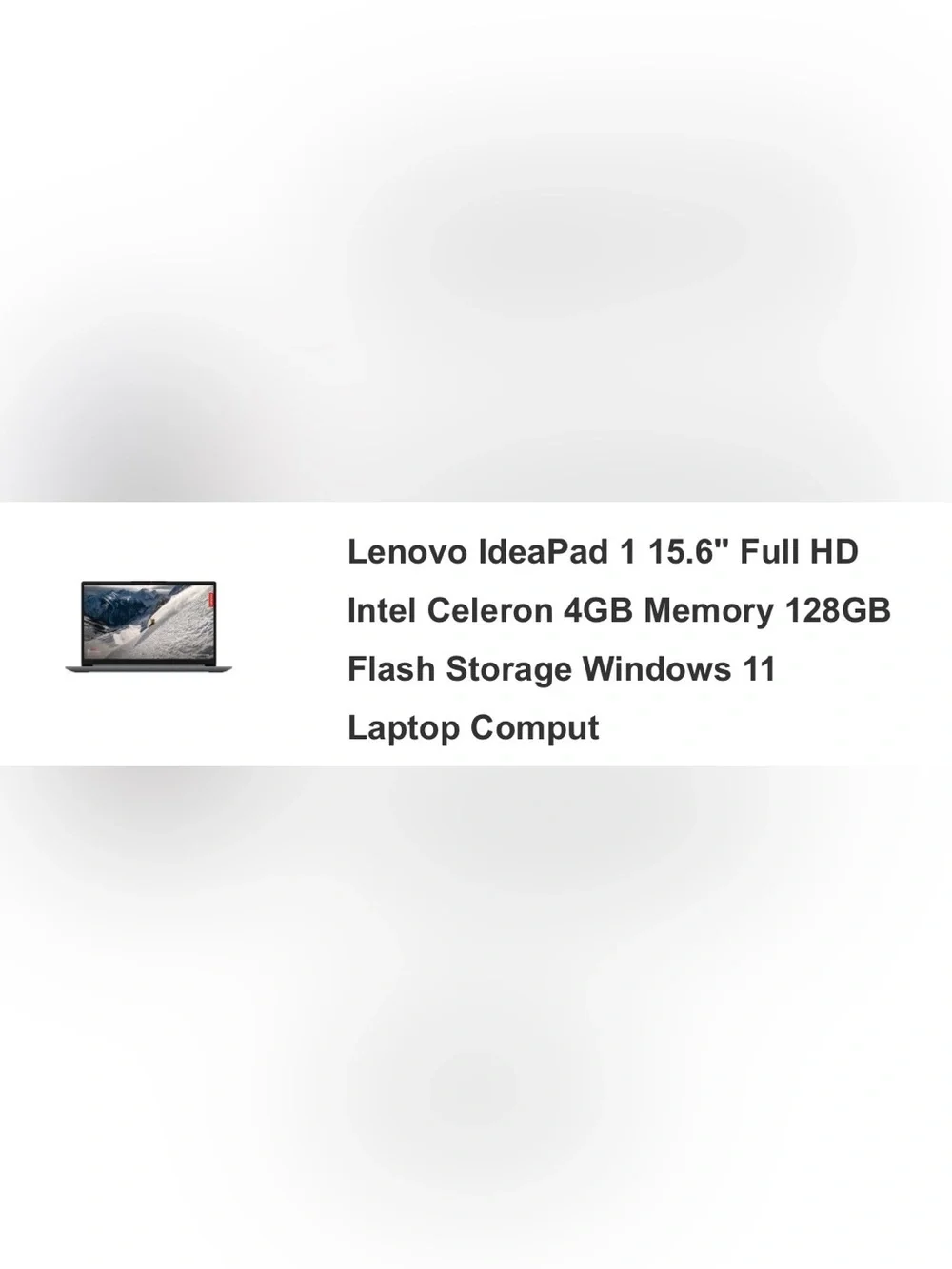Lenovo Laptop silver grey Textured Finish